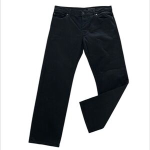 7FAMK mens standard fit black button fly jeans size 36